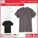 YG ワイジー ダブルホット VネックTシャツ 半袖V首 綿100% グンゼ GUNZEYG ワイジー ダブルホット VネックTシャツ 半袖V首 綿100% グンゼ GUNZE【商品情報】●商品管理番号：YV0715V【YG(ワイジー)】とはカラダをやさしく包み込み、絶妙なフィット感を実現した「着心地を感じる」インナーです。●商品説明“Young mind, Gentle style”の略で、さりげなくここちよく内側から装う「YG」のあったか保湿インナー。●商品特性：Vネック・スムース・抗菌防臭●素材：綿100％●サイズ：【M】【L】【LL】●メーカー：GUNZE（グンゼ）※実際の商品と画面上の色は異なる場合がありますので、ご了承ください。※サイズ表はこちら●男性下着・紳士肌着・メンズインナーメーカー希望小売価格はメーカーカタログに基づいて掲載しています●ラッピング無料（詳しくはこちら）　誕生日プレゼント・バースデープレゼント・クリスマスプレゼント　バレンタインデー・ホワイトデー・各種記念日・各種お祝い・父の日　母の日・敬老の日・彼氏や彼女への贈り物・ギフトや贈答品など　簡易的な包装紙のみになりますが対応致します。【はこぽす対応商品】【コンビニ受取対応商品】【楽天BOX受取対象商品】　「カッコよくて気持ちいい」がコンセプト♪ 　「着心地を感じる」インナーです♪ 　3つの「気持ちいい」が着心地のヒミツ♪ 　アウトドアなデザインのオシャレインナー♪