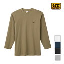 【クーポン10%OFF】G.T.HAWKINS ホーキンス 天竺 クルーネックロングスリーブTシャツ 長袖丸首 グンゼ GUNZE 綿100% | 大きいサイズ...