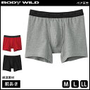【5日限定エントリーで最大100%ポイントバック】BODYWILD ボディワイルド ボクサーブリーフ 前あき グンゼ GUNZE ボクサーパンツ ボディーワイル...