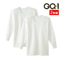 【クーポン10%OFF】GQ-1 ニットキルト 長袖丸首 Tシャツ 2枚組 グンゼ GUNZE | あったか あったかインナー ヒートインナー 暖かい 温かい ...