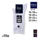 送料無料 同色10足セット POLO ポロ キッズソックス 男女兼用 レギュラー丈 靴下 子供用 グンゼ GUNZE|スクールソックス ソックス キッズ スクー...
