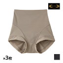 【11/25限定★最大300%ポイントバック!要エントリー】送料無料 同色3枚セット RIZAP ライザップ パワーネットタイプ ショートガードル パンツ グン...