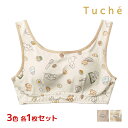 【クーポン10%OFF】3色1枚ずつ 送料無料3枚セット Tuche トゥシェ NIGHT ナイトブラ ノンワイヤーブラジャー グンゼ GUNZE | ナイトブ...