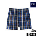 【11日までエントリーで最大100%ポイントバック】送料無料 同色3枚セット POLO ポロ トランクス 前あき グンゼ GUNZE | メンズ 紳士 男性 イ...