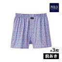 【11日までエントリーで最大100%ポイントバック】送料無料 同色3枚セット POLO ポロ トランクス 前あき グンゼ GUNZE | メンズ 紳士 男性 イ...