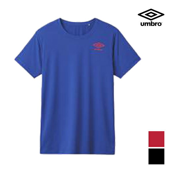 umbro アンブロ クルーネックTシャツ 半袖丸首 グンゼ GUNZE | メンズ 男性 tシャツ トップス 半袖トップス シャツ 半袖tシャツ スポーツ スポーツブランド クルーネック メンズシャツ 丸首 トレーニング インナー メンズインナー スポーツウェア スポーティ 半袖 ストレッチ