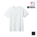 【クーポン10%OFF】YG ワイジー NEXTRA+ DRYDEO VネックTシャツ 天竺 綿100% インナー グンゼ GUNZE | メンズ 男性 紳士 ...