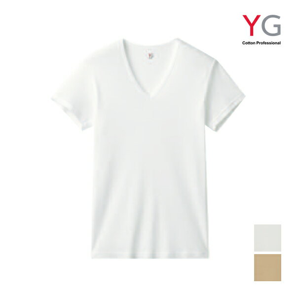 YG ワイジー NEXTRA+ COOL VネックTシャツ 綿100% インナー グンゼ GUNZE | メンズ 男性 紳士 tシャツ vネック v首 半袖 半袖tシャツ 白tシャツ 白ティーシャツ 下着 肌着 男性下着 メンズティシャツ ひんやり インナーシャツ メンズインナーシャツ 綿 速乾 シャツ 冷感 夏