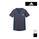 【クーポン10%OFF】adidas アディダス VネックTシャツ インナー グンゼ GUNZE | メンズ 男性 紳士 下着 半袖 肌着 シャツ 半袖インナー...