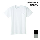 【クーポン10%OFF】COMME CI COMME CA コムシコムサ クルーネックTシャツ 半袖丸首 綿100% グンゼ GUNZE | メンズ 男性 紳士...