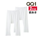 【クーポン10%OFF】GQ-1 消臭フライス 半ズボン下 前あき 2枚組 グンゼ GUNZE | メンズ 男性 紳士 ズボン下 前開き パッチ ももひき ズボン ニーレングス すててこ ステテコ 半ズボン 冷え対策 メンズ下着 レギンス 肌着 下着 紳士肌着 男性用下