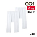 【クーポン10%OFF】送料無料 同色3組セット 計6枚 GQ-1 冷感フライス 半ズボン下 前あき 2枚組 グンゼ GUNZE | メンズ 男性 紳士 肌着 ...
