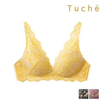 トゥシェ　ランジェリー Tuche トゥシェ Sweet Make Bra ワイヤレスブラジャー グンゼ GUNZE | ブラジャー ブラ 肌着 可愛い セクシー かわいい レース おしゃれ ワイヤレス ノンワイヤー ノンワイヤーブラ ワイヤレスブラ 盛れるブラ 盛る 盛り 盛りブラ 谷間 女性 下着 婦人 レディース インナー