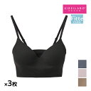【クーポン10%OFF】送料無料 同色3枚セット KIREILABO キレイラボ Fitte フィッテ COOL ノンワイヤーブラジャー グンゼ GUNZE |...