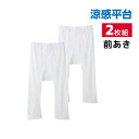 【クーポン10%OFF】涼感平台 抗菌防臭 鹿の子 半ズボン下 前あき 2枚組 グンゼ GUNZE | メンズ 男性 紳士 涼感 涼しい 前開き すててこ もも...