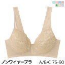 やさしさ物語 ノンワイヤーブラジャー 綿混メッシュ ブラ グンゼ GUNZE | ノンワイヤーブラ ワイヤレスブラジャー ワイヤーなしブラ ワイヤレスブラ ミセス レース レースブラ レースブラジャー ハーフトップ ハーフトップブラ 女性 婦人 レディース レディス 下着 肌着