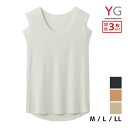 【クーポン10%OFF】送料無料 同色3枚セット YG Tシャツ専用インナー in.T クルーネック スリーブレスシャツ CUTOFF 男性 メンズ グンゼ G...