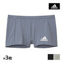 【11日までエントリーで最大100%ポイントバック】送料無料 同色3枚セット adidas アディダス ハーフショーツ パンツ 女性 グンゼ GUNZE| ショーツ パンティー パンティ スポーツ ブランド スポーツショーツ レディース Sサイズ ジム ヨガ トレーニング スポーティ 速乾 おし