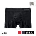 【クーポン10%OFF】送料無料 同色3枚セット BODYWILD ボディワイルド 3D-BOXER ボクサーパンツ 前とじ メッシュ グンゼ GUNZE | ...