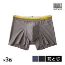【クーポン10%OFF】送料無料 同色3枚セット BODYWILD ボディワイルド EZX イージーエックス ボクサーパンツ 前とじ グンゼ GUNZE | ボ...