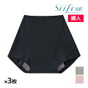 【10日限定エントリーで最大100%ポイントバック】送料無料 同色3枚セット SELFEAR セルフェア レギュラーショーツ 吸水ショーツ パンツ グンゼ GU...