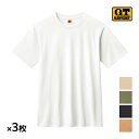 【クーポン10%OFF】送料無料 同色3枚セット G.T.HAWKINS ホーキンス Tシャツ 半袖丸首 男性 グンゼ GUNZE | tシャツ 半袖 カットソ...