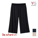 【クーポン10%OFF】3色1枚ずつ 送料無料3枚セット YG ワイジー CUT OFF in.P ペチパンツ 6.5分丈 前とじ メンズ 男性 グンゼ GUN...