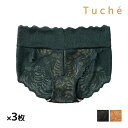 【クーポン10%OFF】送料無料 同色3枚セット Tuche トゥシェ 脇高ブラ ハーフショーツ ペアショーツ 女性 グンゼ GUNZE | ショーツ パンツ ...
