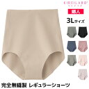 【クーポン10%OFF】KIREILABO キレイラボ 完全無縫製 レギュラーショーツ 3Lサイズ パンツ グンゼ GUNZE | 3l ショーツ 縫い目なし ...