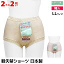 2色2枚ずつ 送料無料4枚セット ヒップ美人 軽失禁ショーツ LLサイズ 日本製 西川合繊 |パンツ ショーツ 失禁 軽失禁 失禁パンツ 女性用 失禁ショーツ ...
