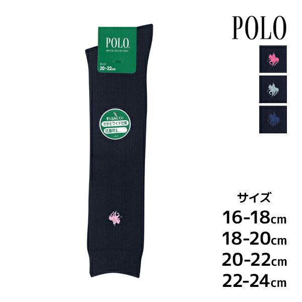 POLO ポロ キッズハイソックス 男女兼用 子供用 グンゼ GUNZE くつした くつ下 靴下