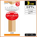 【ポイント10倍!17日9:59まで】SABRINA サブリナ 3足組 ひざ下丈ストッキング グンゼ GUNZE | ひざ下 膝下 まとめ買い セット レディー...