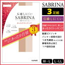 【クーポン10%OFF】SABRINA サブリナ 伝線しにくい あったかストッキング 3足組 グンゼ GUNZE ストッキング パンスト | レディース レディス 女性 婦人 パンティストッキング パンティーストッキング 黒 あったか 温感 防寒 暖かい あたたか 黒