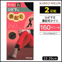 やわらか毛布仕立て ひざ下丈 裏起毛タイツ 160デニール 2足組 ショートタイツ 関東ナイロン 女性 婦人 レディース レディス タイツ ひざ下 膝下 膝下タイツ ショート 靴下 ソックス ストッキング パンスト 膝下ストッキング 防寒 冷え対策 寒さ対策 温感 暖かい 裏起毛