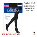 【11日までエントリーで最大100%ポイントバック】2色3枚ずつ 送料無料6枚セット SABRINA サブリナ シェイプタイツ ほのかに透ける 60デニール タ...