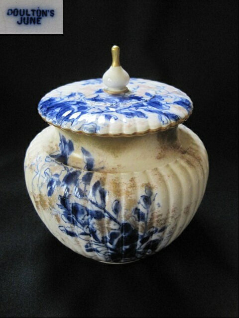 【アンティーク】Doulton　ビスケット・ジャー
