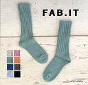 FAB.IT ファブイット Willam(ウィリアム)FI-014 メンズ レディース ソックス 靴下 日本製