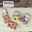 DECKA BY ORDINARY FITS M.A.P. ドット ソックス 573114D 日本製 靴下 レディース