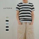 LAITERIE レイトリー ふわふわ天竺ボーダー　半袖カットソー 半袖Tシャツ PCT-20Ac レディース