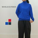 【SALE30%OFF】Nouvelles du paradis ヌーベルドゥパラディ タートル セミ梳毛 ハイゲージ ウール ハイネック PK22311 レデ...