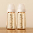 【マザーケイ】 ベーシック哺乳瓶 2本セット 乳首別売り 180ml/280ml|0か月から〜PPSU素材 母乳実感哺乳びん 赤ちゃん用品 新生児授乳 出産祝い...