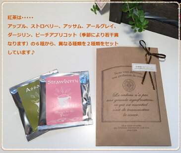 【あす楽】【紅茶2p入り】★クラフトレター・コント・ド・フランスティーバッグ★ティーバッグ プチギフト 出産内祝い 結婚式プチギフト 退職お礼の品 お返し お礼 同僚の女性