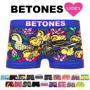 【1等最大100%ポイントバック★要エントリー】ビトーンズ レディース | BETONES LADIES ボクサーパンツ フリーサイズ ボックスショーツ・ボーイレッグ ペア カップル お揃い 女性 彼女 速乾 タグなし 誕生日 お祝い プレゼント ギフト おすすめ ブランド