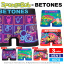 【4/1限定楽天モバイル会員様限定P最大10倍！※要エントリー】BETONES×SpongeBob ビトーンズ スポンジ ボブ シームレス ボクサーパンツ メンズ 下着 インナー 彼氏 旦那 誕生日 アニマル プレゼント お祝い