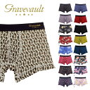 【ポイント10倍★4/22 23:59まで】グレイブボールト | gravevault ショート ボクサーパンツ S/M/L/XLサイズ JACKDAW/FRAGILE/夜香木/Nightjasmine/INTRECCIATO/gravevault x chiso/松に梅唐草/千總 メンズ 国産 正規品 パンツ インナー プレゼント