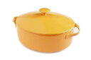 ■リンドスタイメスト■ bright yellow ブライトイエロー 明るい 黄色 ふた付き 耐熱 オーバル ベイカー OVAL BAKER キャセロール ...