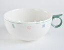 【IDYLL アイディル】 GREEN グリーン 緑の取って ロマンティック カップ スープカップ