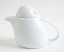 【白い食器】高級白磁 【白い食器】inclinazione 流れるライン ティーポット 1000cc コーヒーポット ポット しろい 白い ホワイト 白...
