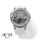 【中古】【純正ダイヤモンド】HARRY WINSTON ハリーウィンストン オーシャントゥールビヨン GMT パヴェダイヤモンド文字盤 ホワイトゴールド 400...