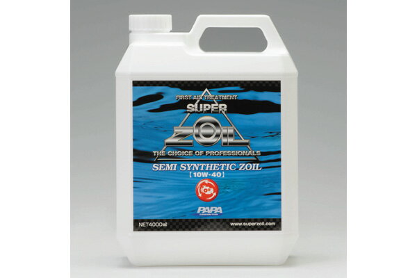 SUPER ZOIL SEMI SYNTHETIC ZOIL 10W-40 （4L） SSZ4000
